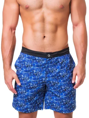 Swim Lion Marble Blue