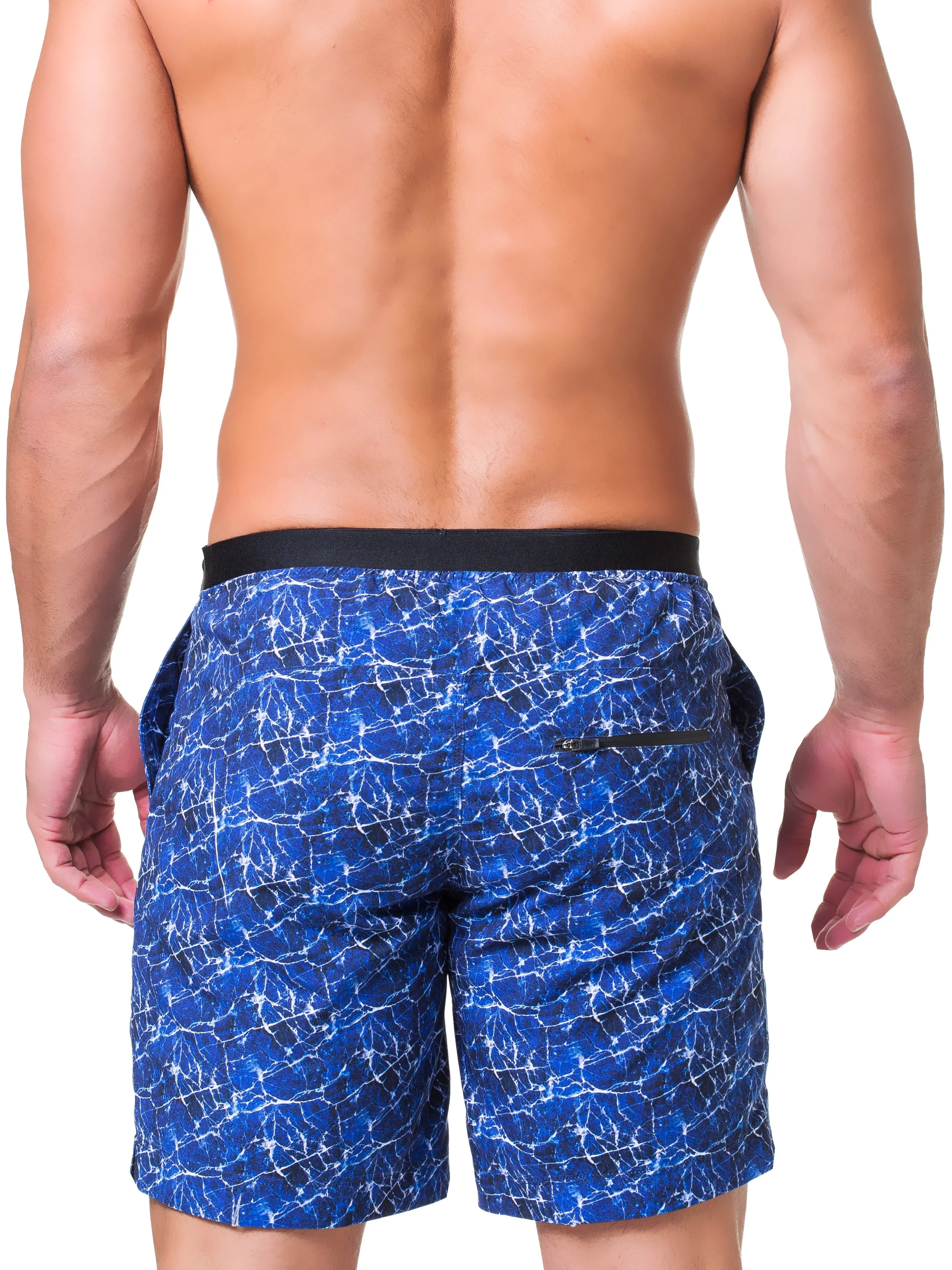Swim Lion Marble Blue