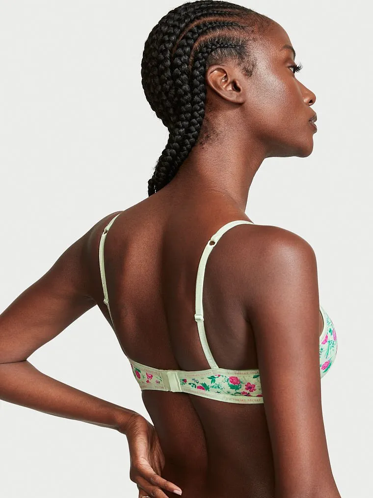 The T-shirt Mini Logo Foldover Demi Bra