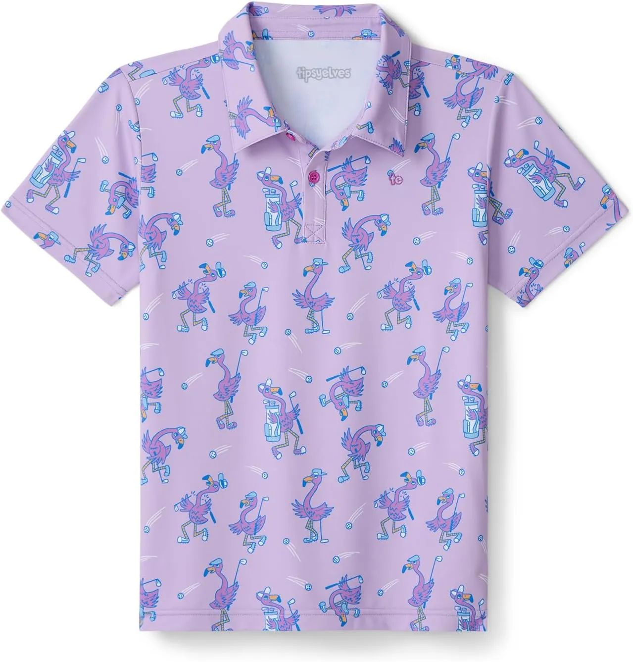 Tipsy Elves Kids and Toddlers Golf Shirts - Athletic Comfort Fit with Quick Dry Material