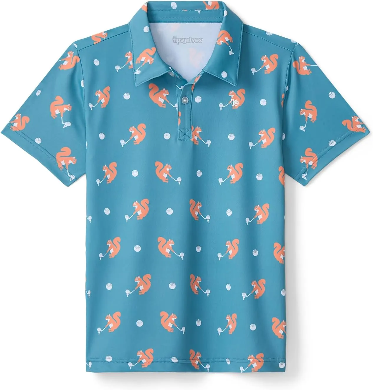 Tipsy Elves Kids and Toddlers Golf Shirts - Athletic Comfort Fit with Quick Dry Material