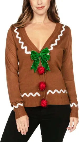 Tipsy Elves womens Tipsy Elves Women's Christmas Cardigan 2024