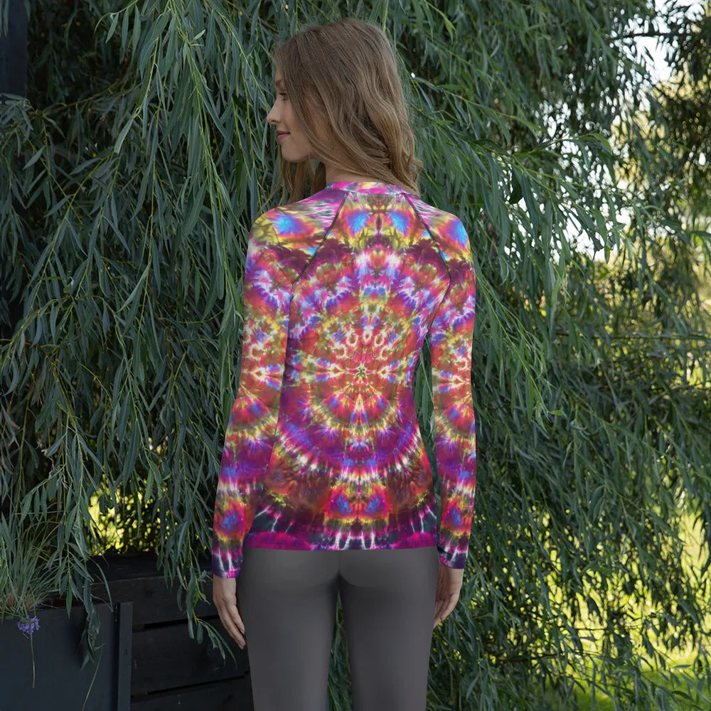 Transcendant Orchidaceae' Women's Rash Guard
