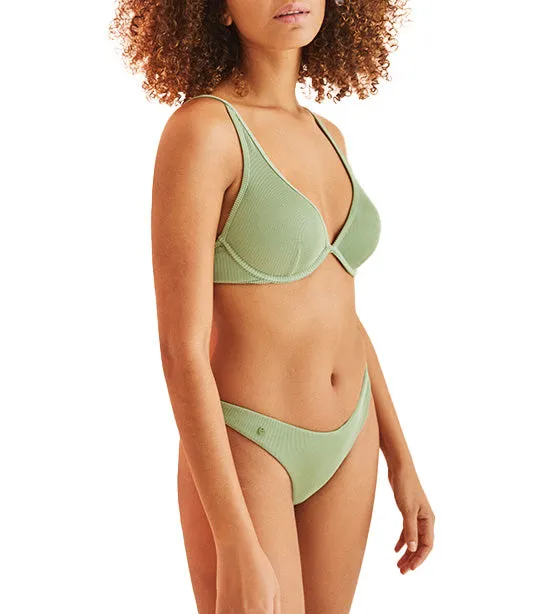 V Bikini Bottoms Pistachio Green