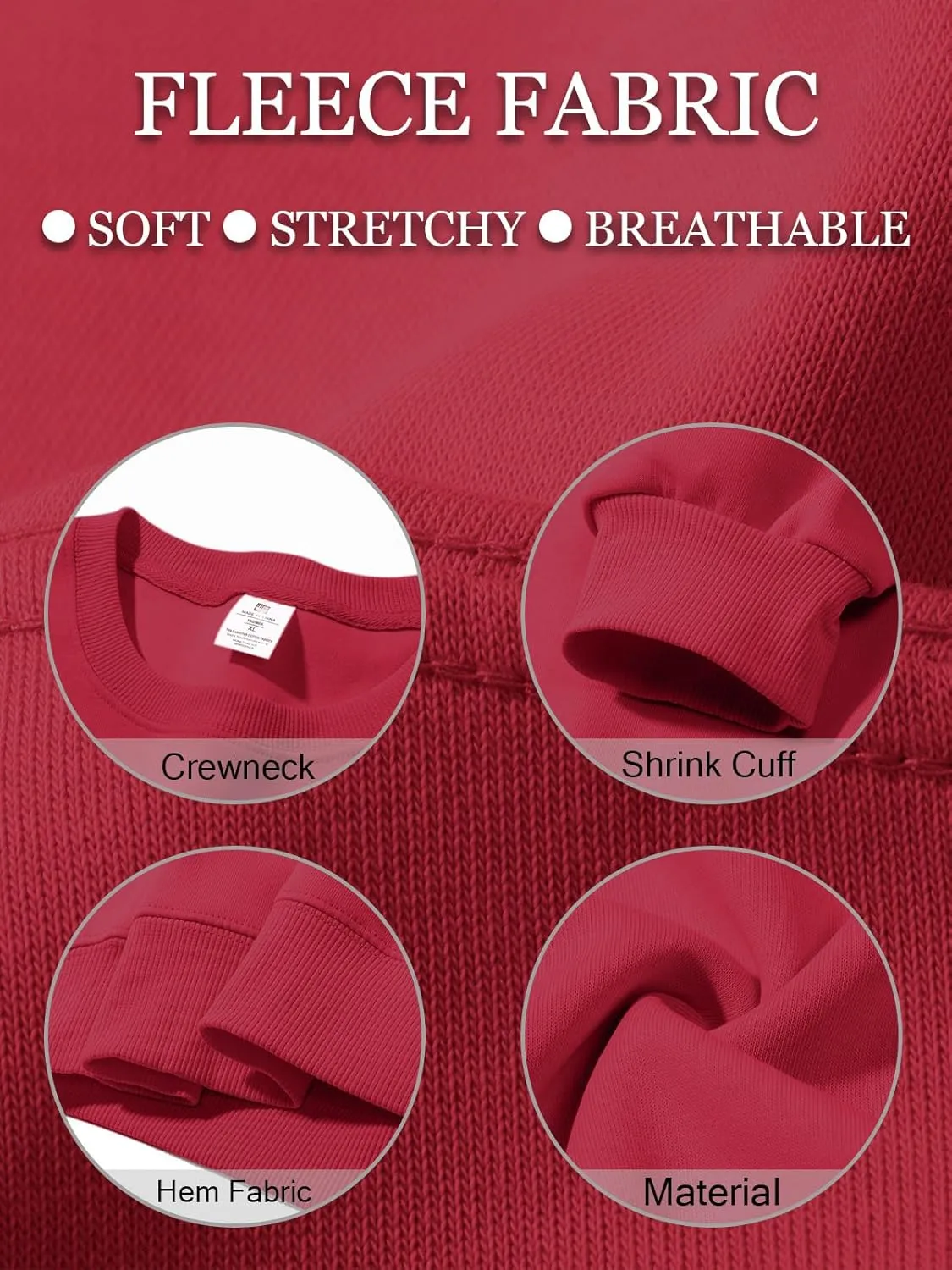 Valentine's Shirt Heart Love Graphic Red Sweatshirts For Women Funny Casual Valentines Long Sleeve Shirts Tops