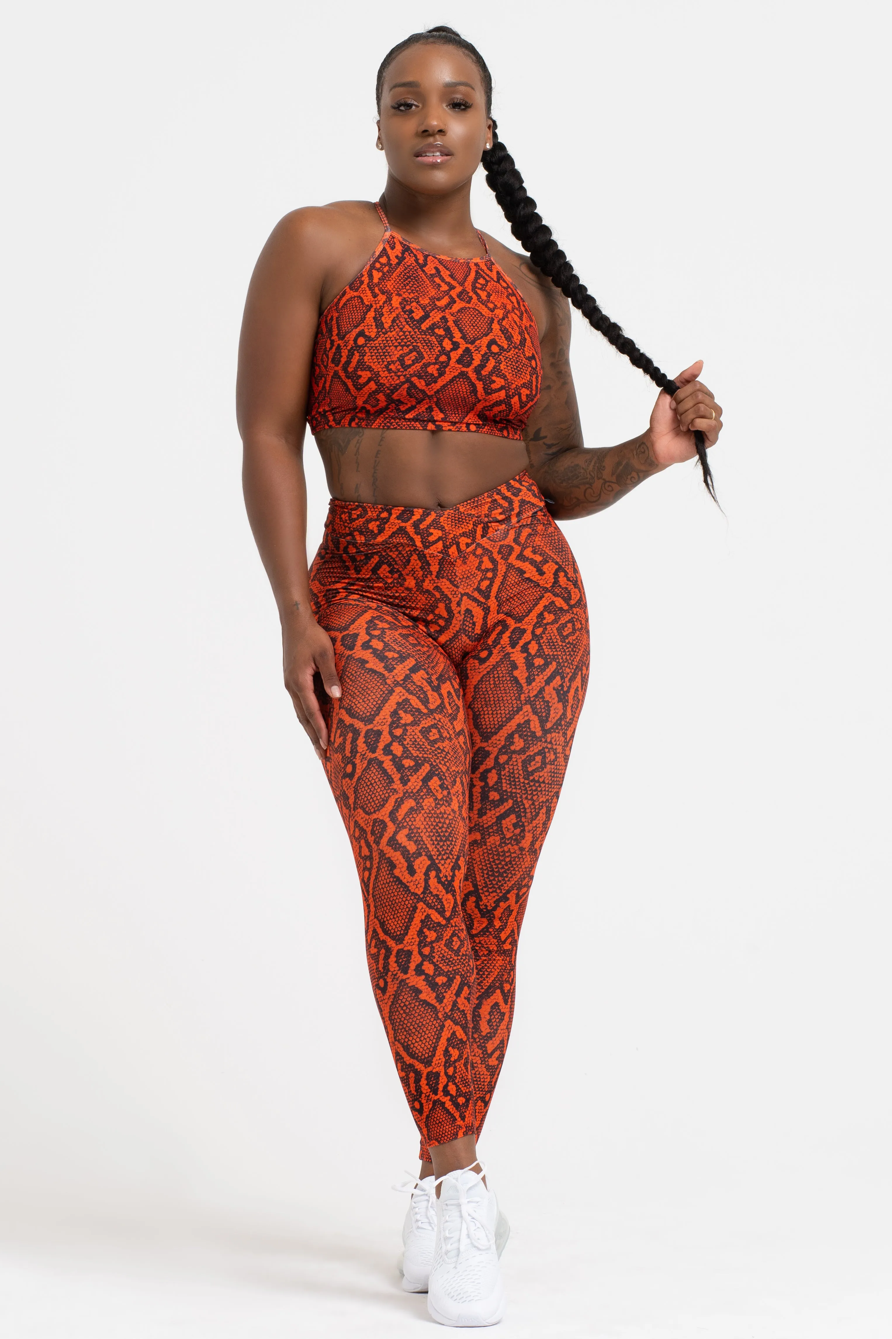 Venom Criss Cross Crop Top