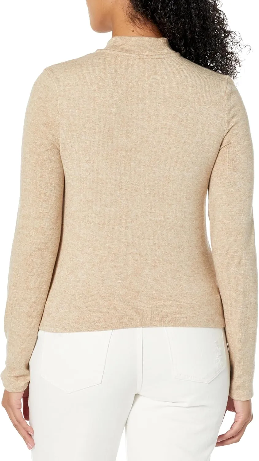 Vince womens Cozy Long Sleeve Mock Nk