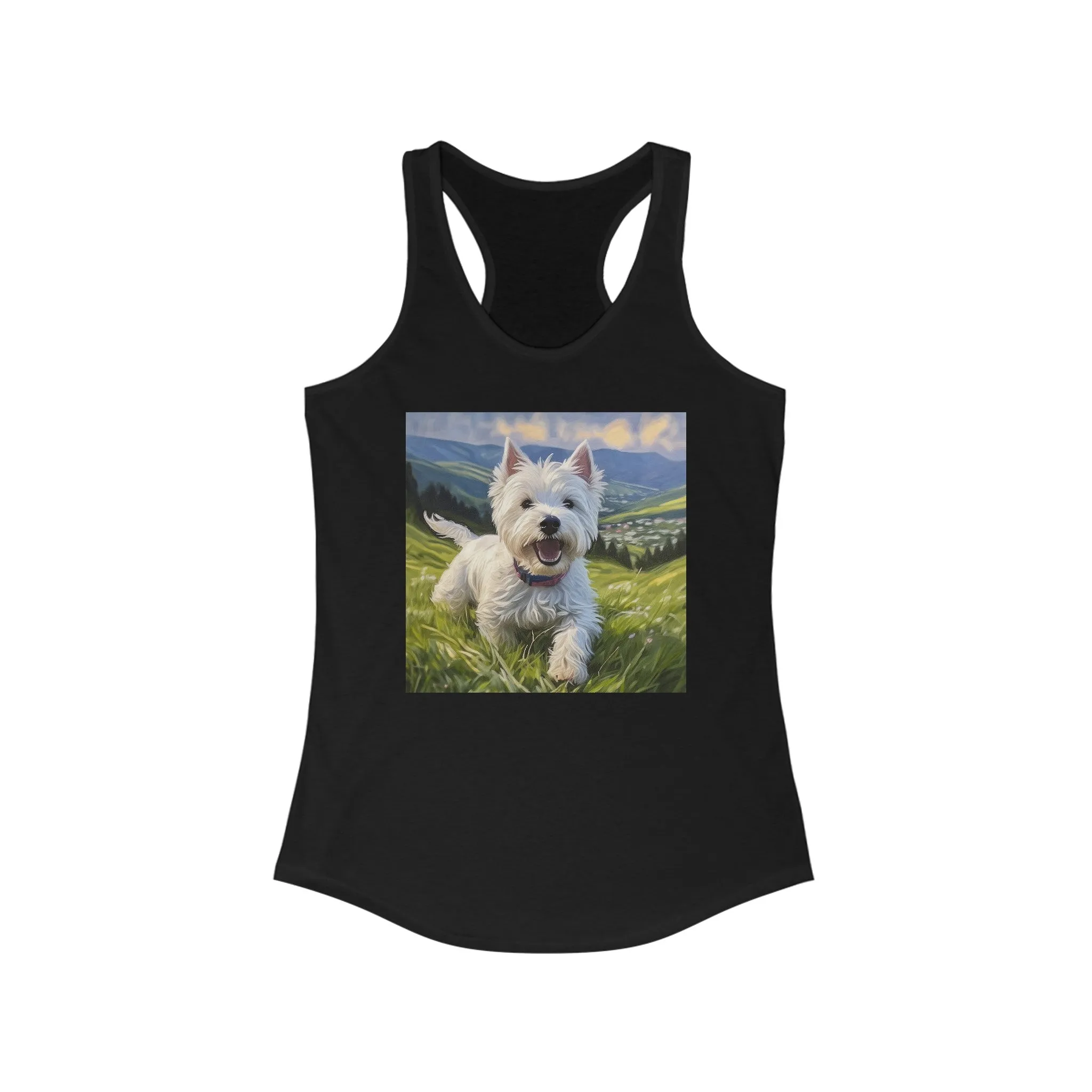 Westie Women's Classic Racerback Tank