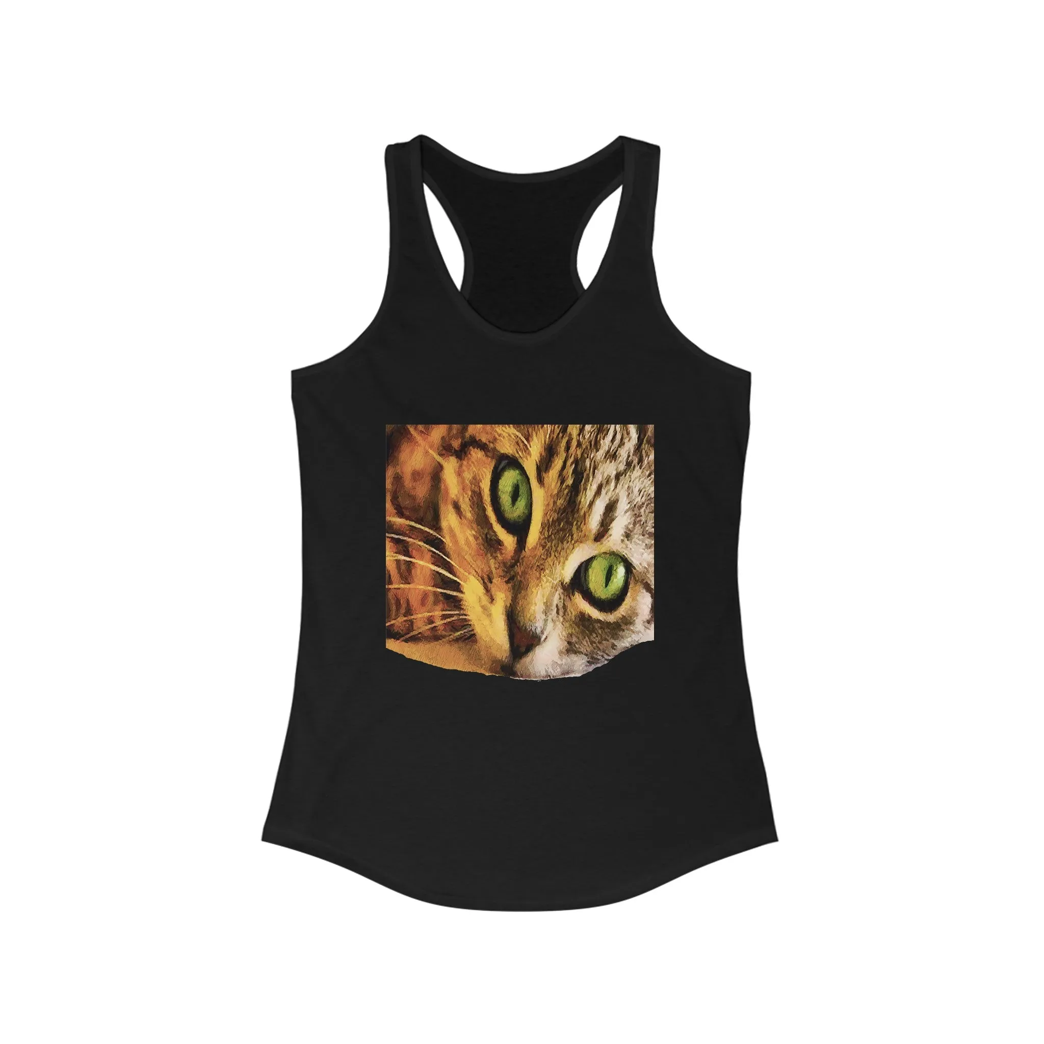 Wide-eye Cat - Women's Racerback Tank