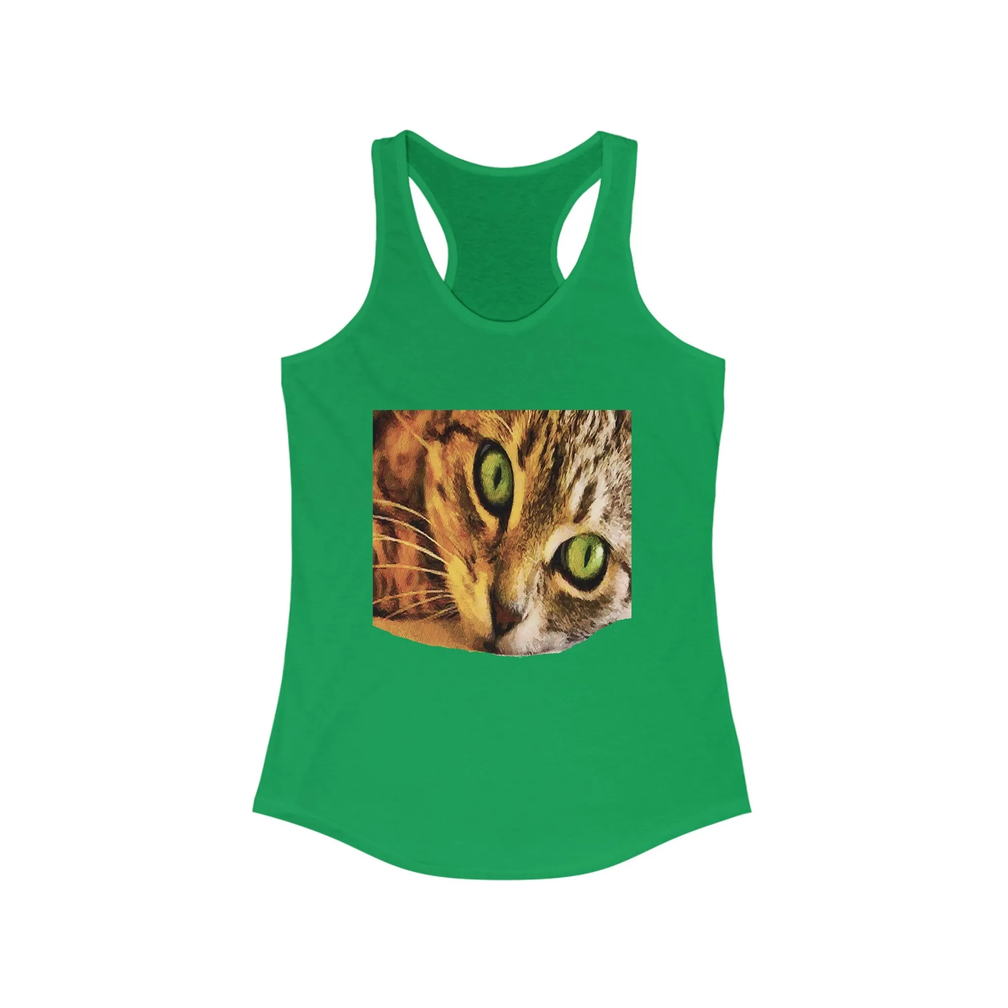 Wide-eye Cat - Women's Racerback Tank