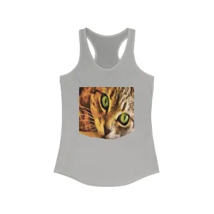 Wide-eye Cat - Women's Racerback Tank