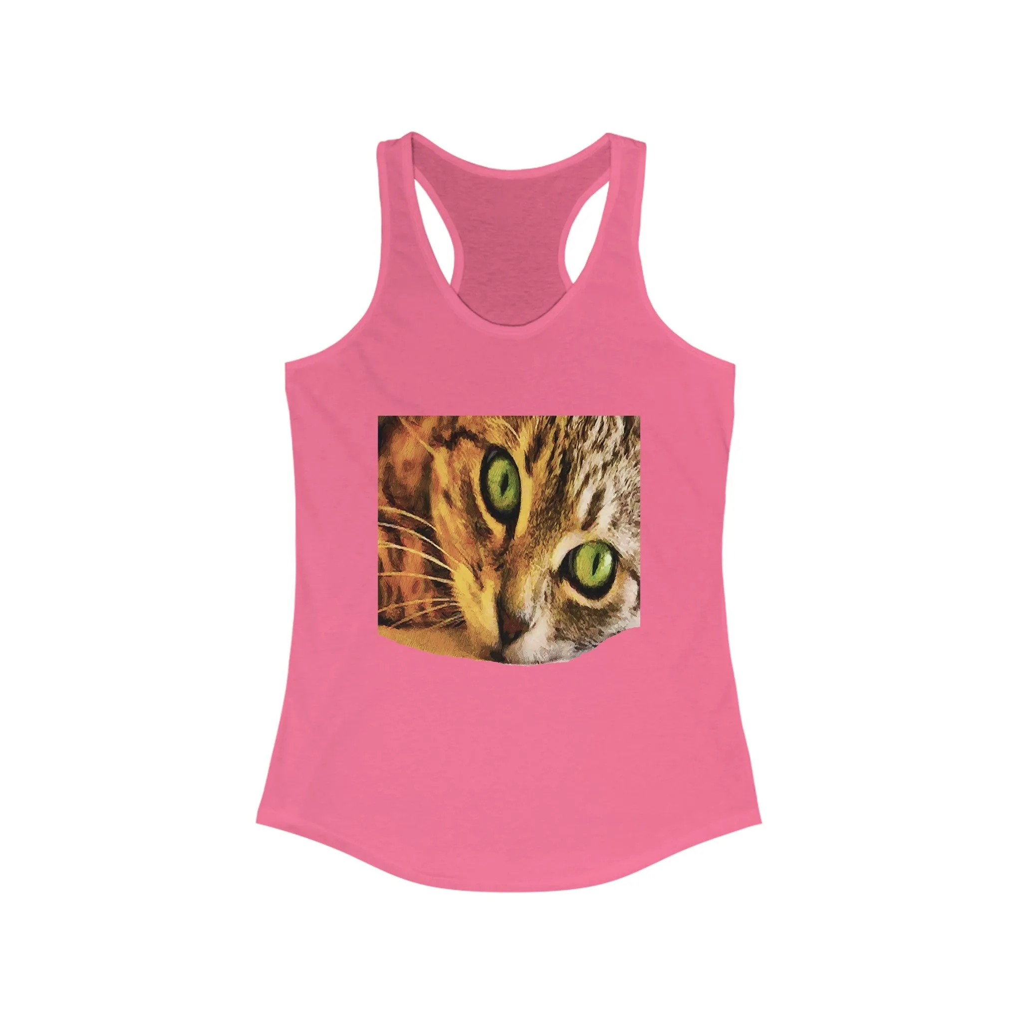 Wide-eye Cat - Women's Racerback Tank