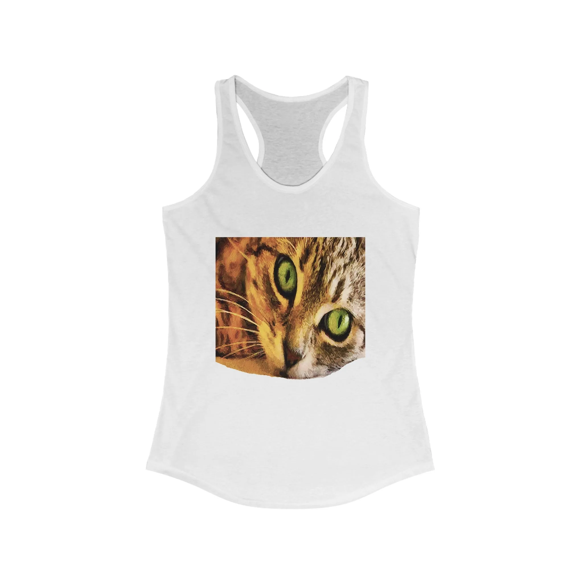 Wide-eye Cat - Women's Racerback Tank