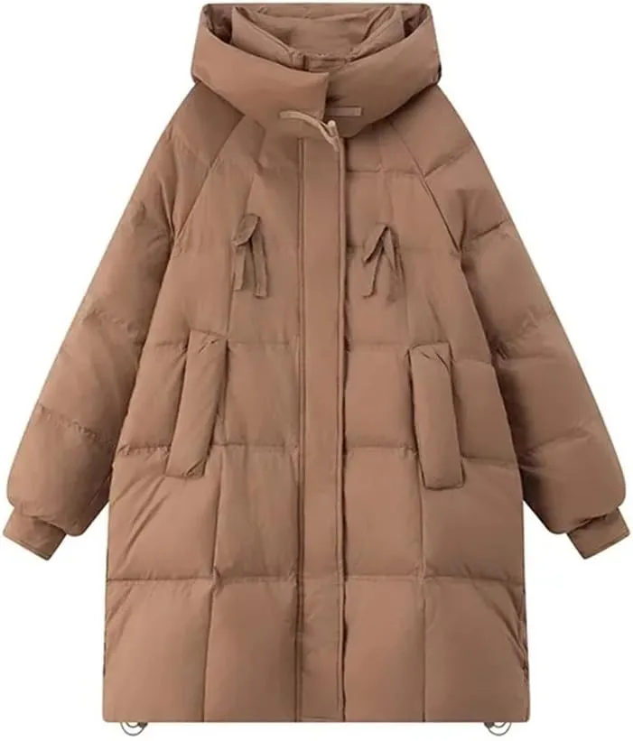 Women Short Winter Jacket Warm Hooded Down Cotton Casual Loose Outwear Korean Cotton-Padded Coat