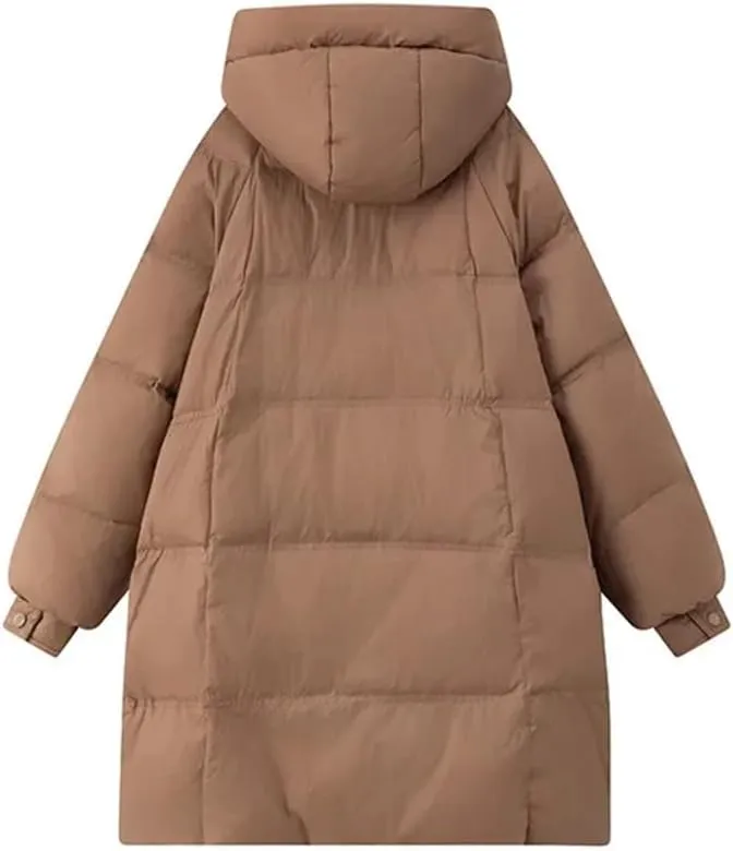Women Short Winter Jacket Warm Hooded Down Cotton Casual Loose Outwear Korean Cotton-Padded Coat
