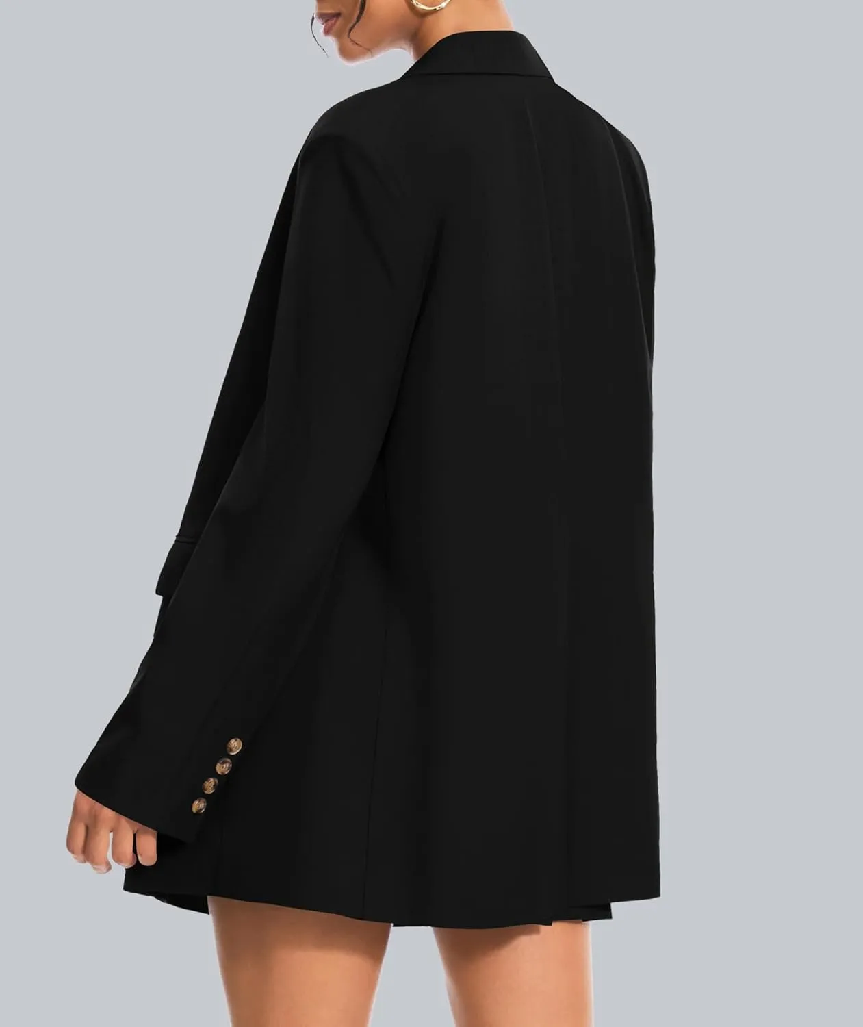 Women's 2 Piece Skirt Sets Business Casual Blazer Suit Mini Pleated Skorts Button Jackets Matching Outfits