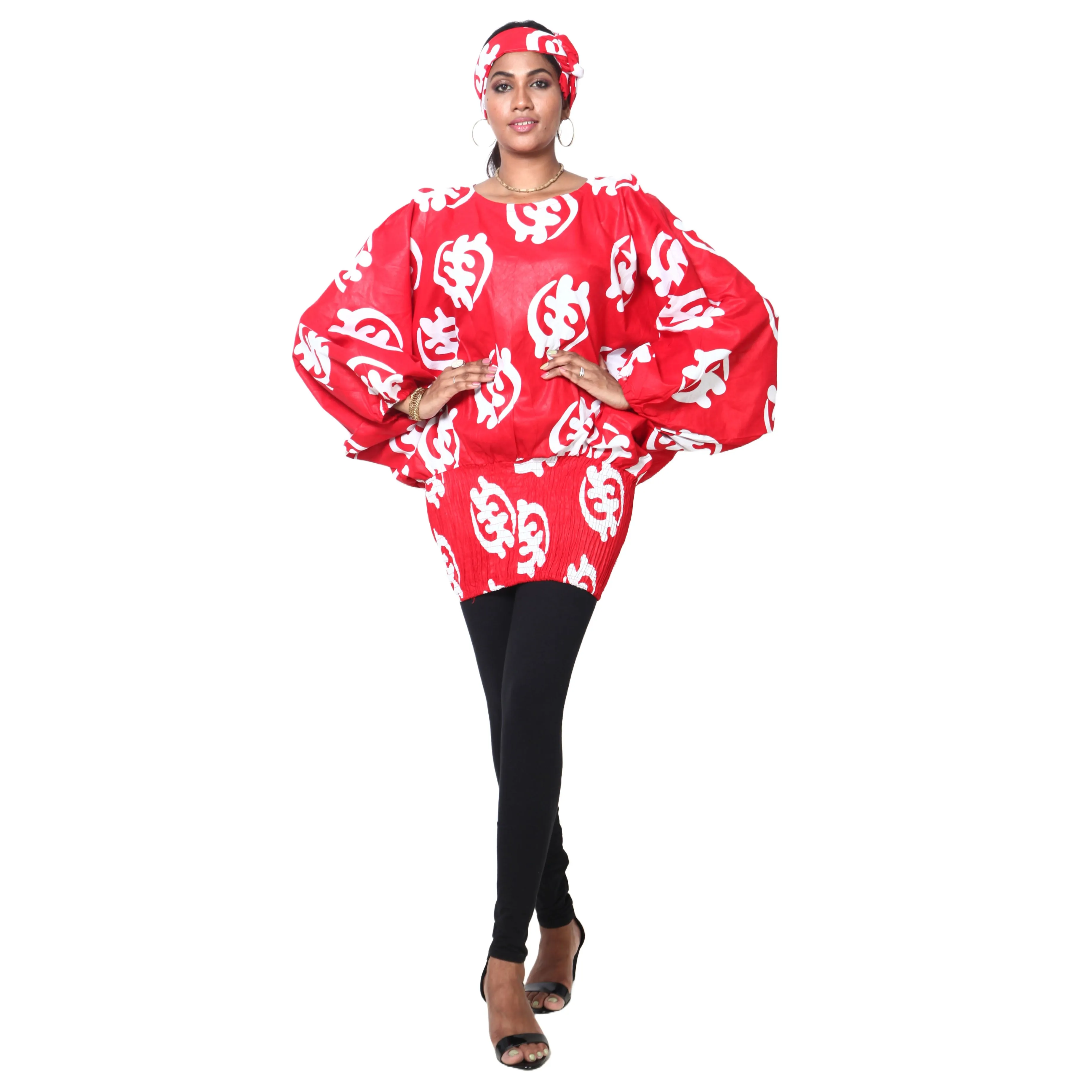 Women's Dolman Sleeve Tunic Top -- FI-26