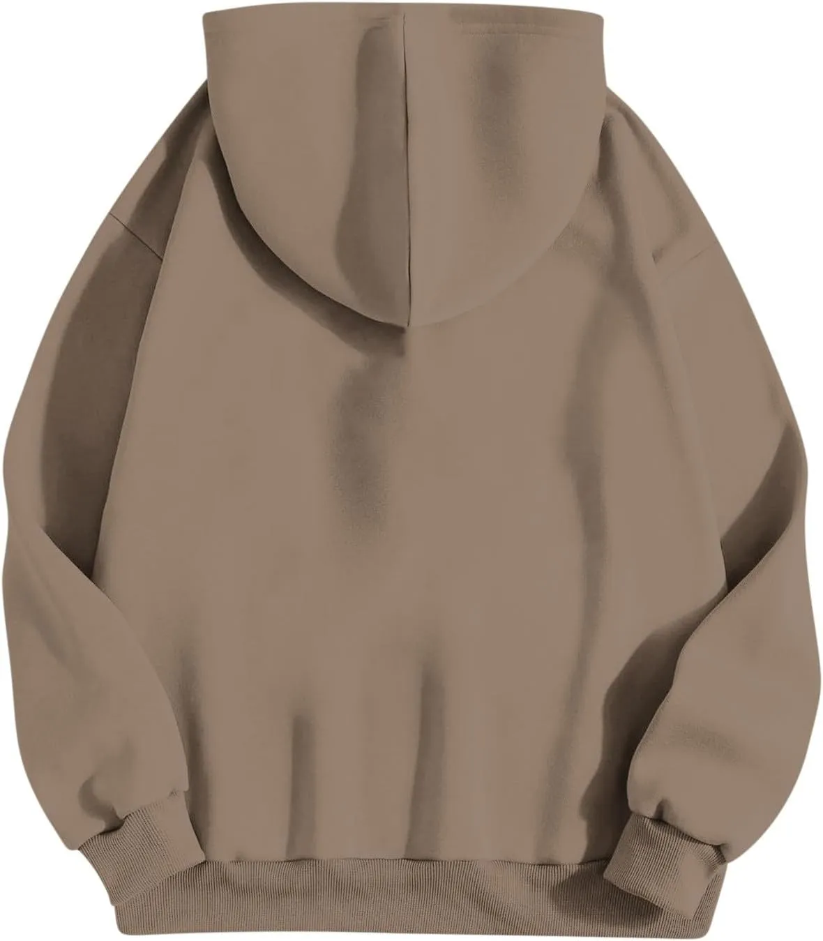 Women's Oversized Hoodies 2024 Solid Color Casual Long Sleeve Sweatshirt Trendy Pullover Tops with Pocket Fall Winter