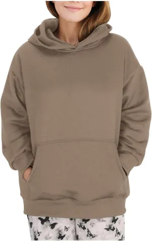 Women's Oversized Hoodies 2024 Solid Color Casual Long Sleeve Sweatshirt Trendy Pullover Tops with Pocket Fall Winter