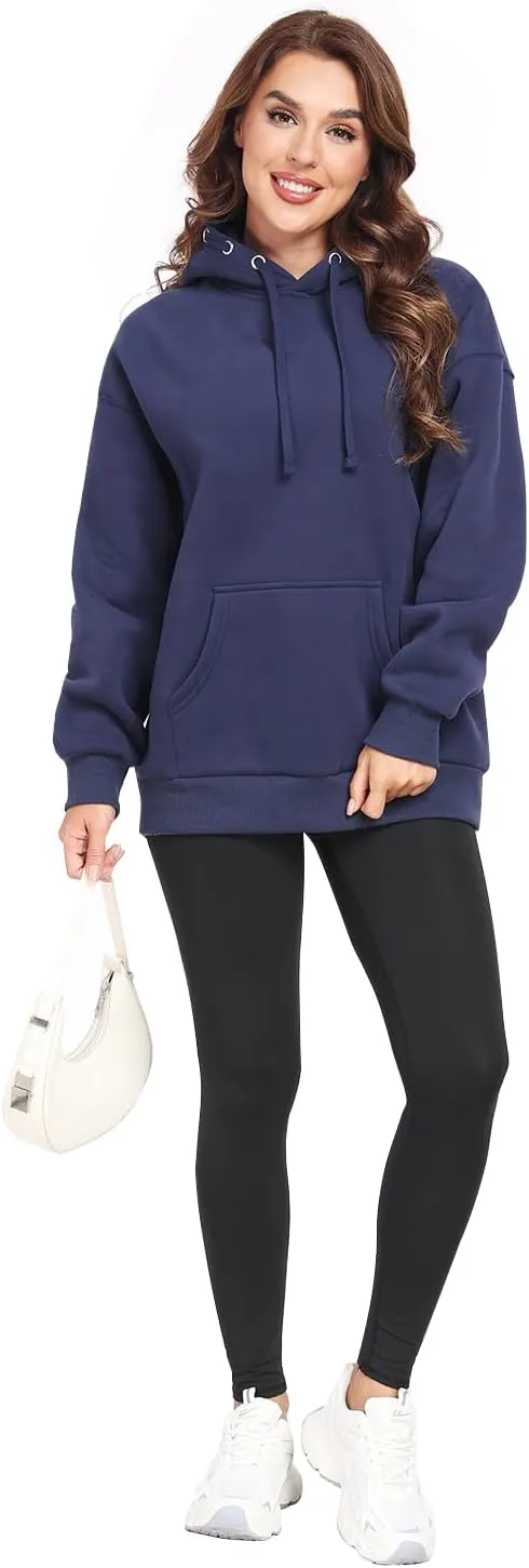 Womens Oversized Hoodies Fleece Sweatshirts Long Sleeve Casual Winter Clothes outfits Fall Pullover Sweaters