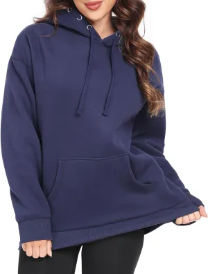 Womens Oversized Hoodies Fleece Sweatshirts Long Sleeve Casual Winter Clothes outfits Fall Pullover Sweaters