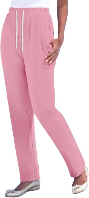 Womens Work Casual Trousers 2025 Trendy Solid Color Straight Leg Pants Going Out Beach Playing Cozy Lounge Sweatpants