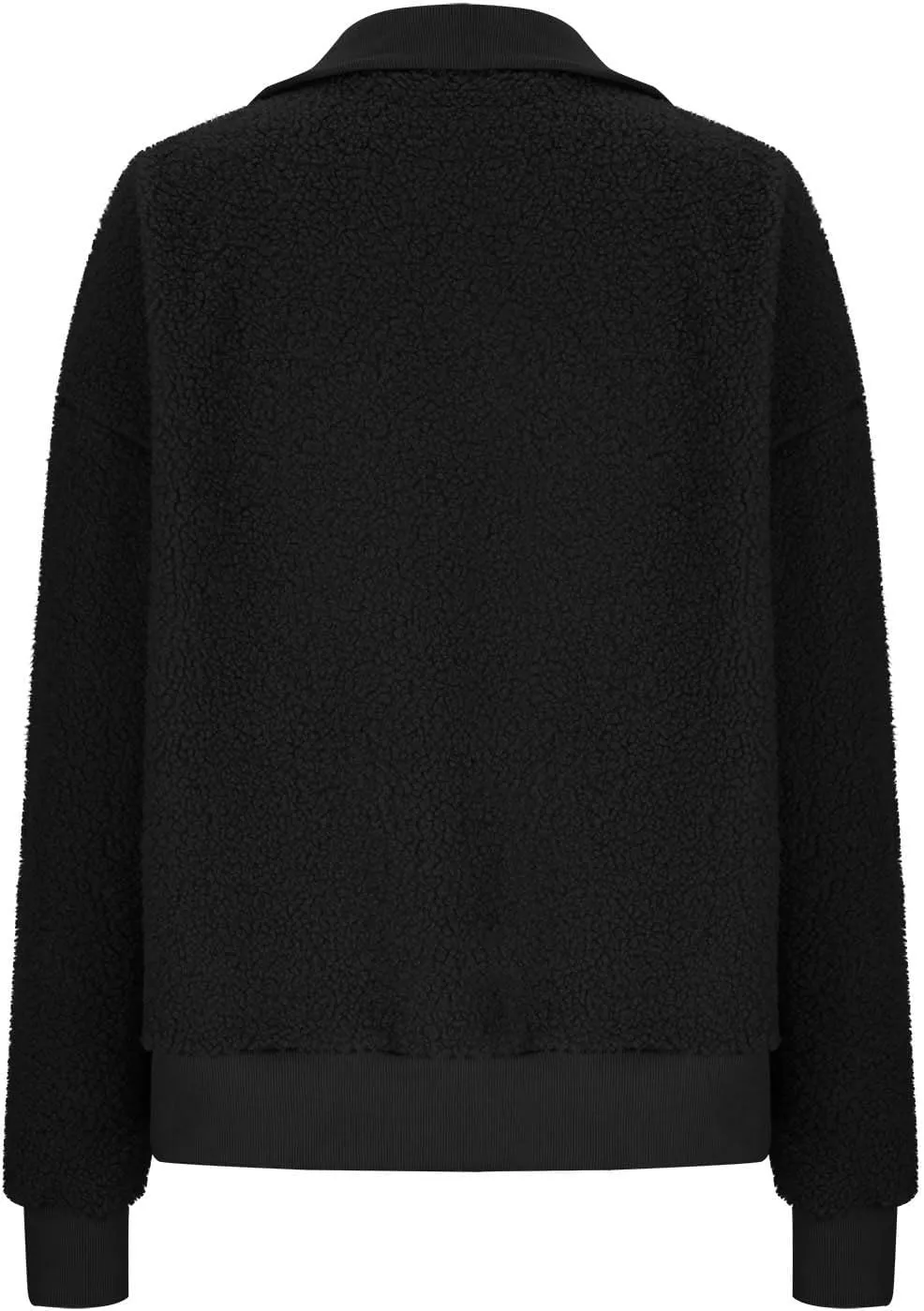Women's Zip Up Sweatshirt Sherpa Fuzzy Fleece Hoodies Cozy Pullover Soft Sweaters Tops 2024 Fall Trendy Clothes