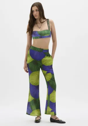YIN LOTUS PALM CROP TOP