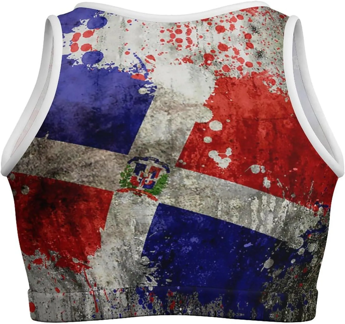 Zakqeik Women's Casual Sleeveless Tank Tops American-Flag Scoop Neck Basic Cami Shirts